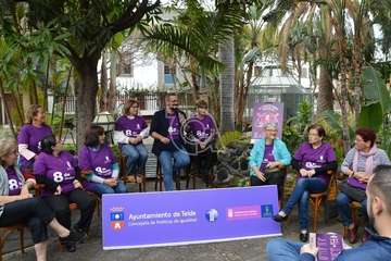 Presentación del programa de actos del Día Internacional de las Mujeres en Telde (Foto TA y FJS)